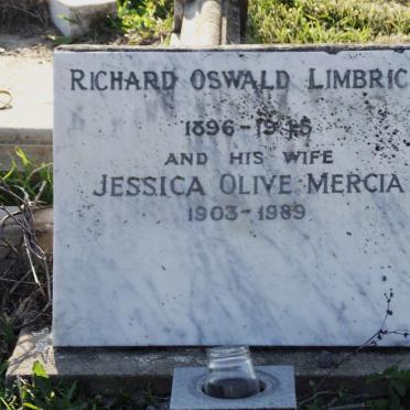 LIMBRICK Richard Oswald 1896-1945 &amp; Jessie Olive Mercia 1903-1989