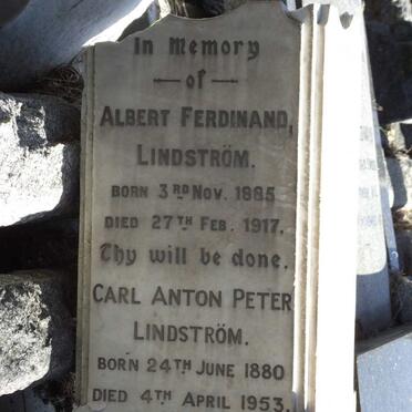 LINDSTROM Carl Anton Peter 1880-1953 :: LINDSTROM Albert Ferdinand 1885-1917