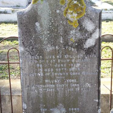 LYONS William -1917 &amp; Hanna -1894