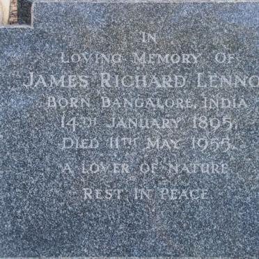 LENNON James Richard 1895-1955