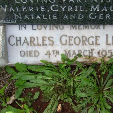 LEVEY Charles George 1893-1954