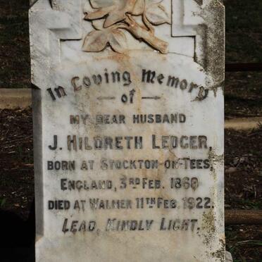 LEDGER J.Hildreth 1868-1922