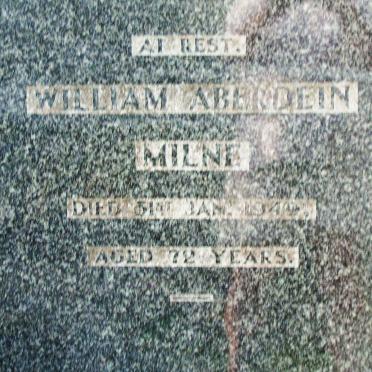 MILNE William Aberdein -1949 