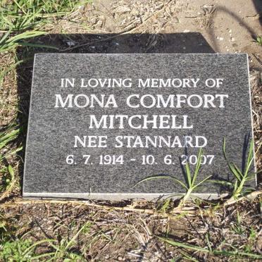 MITCHELL Mona Comfort nee STANNARD 1914-2007