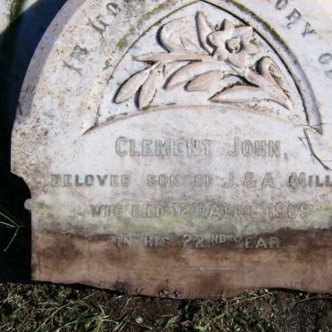 MILLS Clement John -1909