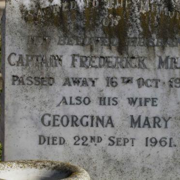 MILLER Frederick -1948 &amp; Georgina Mary -1961