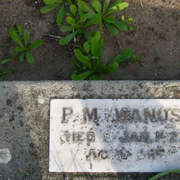 McMANUS P. -1927