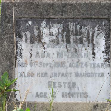 MCBEAN Ada -1918 :: MCBEAN Hester