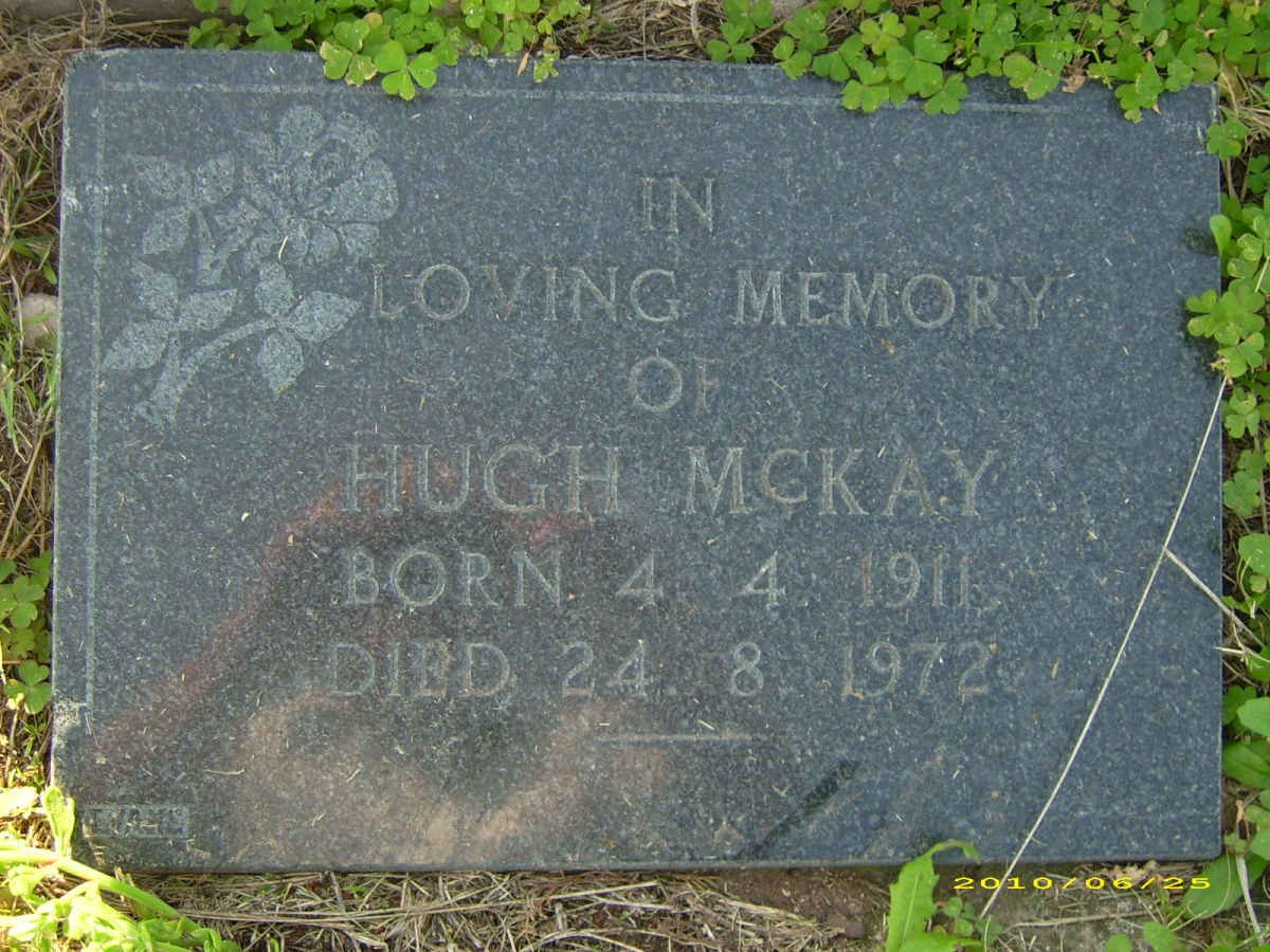 MCKAY Hugh 1911-1972