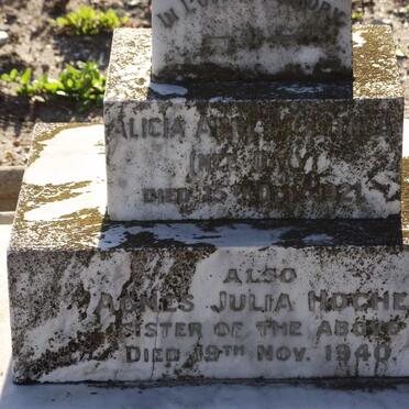 MCINTOSH Alicia Anne nee DALY -1921 :: HOCHEE  Agnes Julia -1940