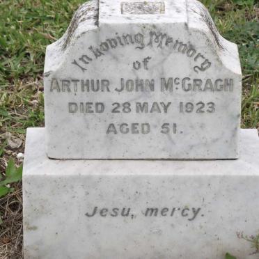 McGRAGH Arthur John -1923