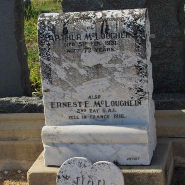 McLOUGHLIN Arthur -1931 :: McLOUGHLIN Ernest E. -1916