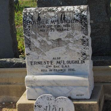 McLOUGHLIN Arthur -1931 :: McLOUGHLIN Ernest E. -1916