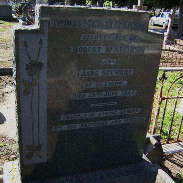 McKECHNIE Thomas Stewart -1947