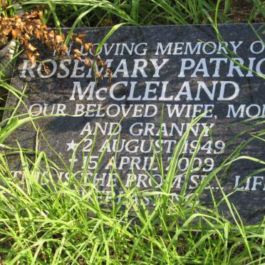 McCLELAND Rosemary Patricia 1949-2009