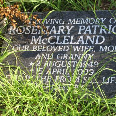 McCLELAND Rosemary Patricia 1949-2009