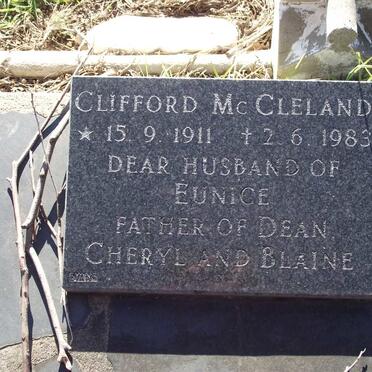 MCCLELAND Clifford 1911-1983