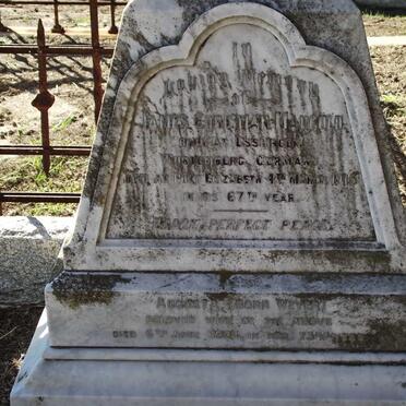 MANGOLD James Christian -1915 &amp; Augusta nee WEYER -1921