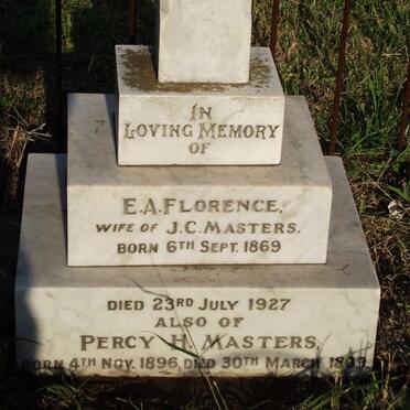 MASTERS E.A. Florence 1869-1927 :: MASTERS Percy H. 1896-1899