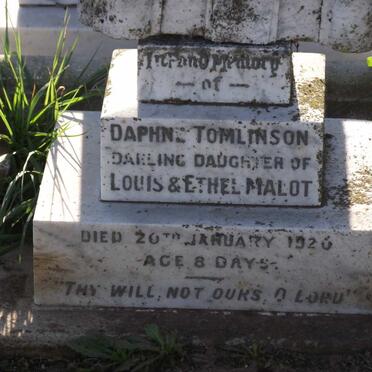 MALOT Daphne Tomlinson  -1926