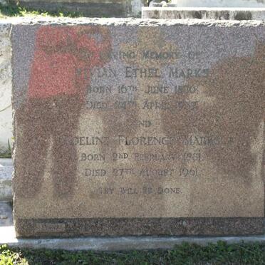 MARKS Vivian Ethel 1876-1957 :: MARKS Adeline Florence 1881-1961
