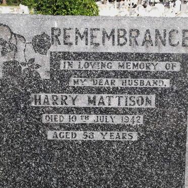 MATTISON Harry -1942
