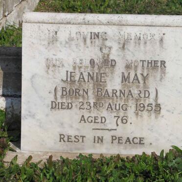 MAY Jeanie nee BARNARD -1955
