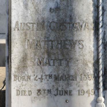 MATTHEWS Austin Gustavas 1892-1949