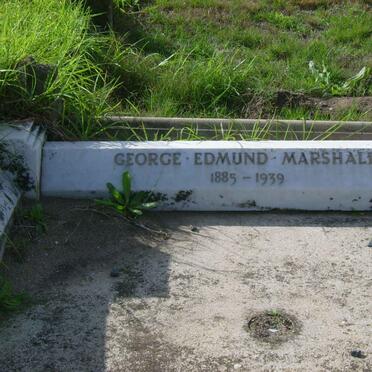 MARSHALL George Edmund 1885-1939