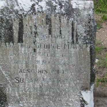 MARITZ Frederick George 1888-1957 &amp; Susan  -196?