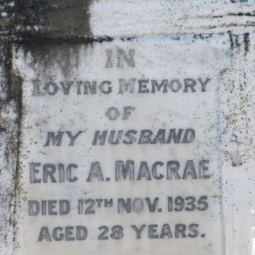 MACRAE Eric A. -1935