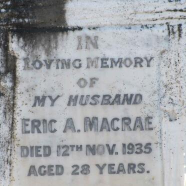 MACRAE Eric A. -1935
