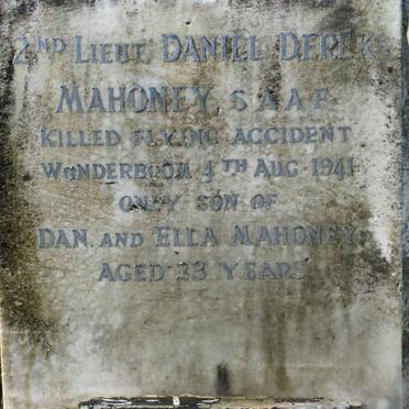 MAHONEY Daniel Derek -1941