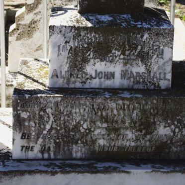MARSHALL Alfred John 1855-1915