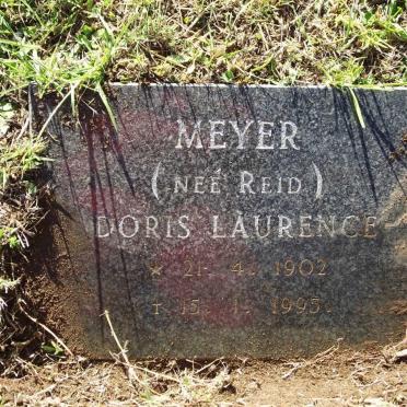 MEYER Doris Laurence nee REID 1902-1995