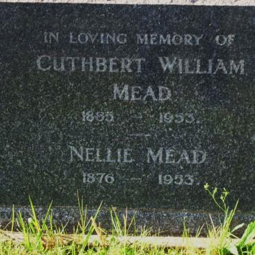 MEAD Cuthbert William 1865-1953 &amp; Nellie 1876-1953