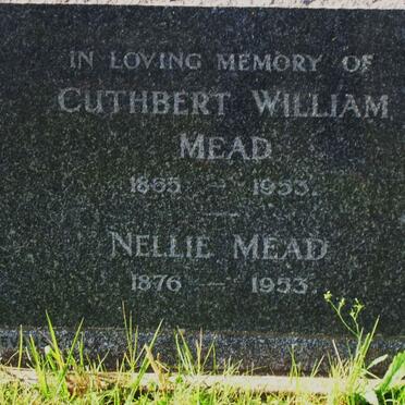MEAD Cuthbert William 1865-1953 &amp; Nellie 1876-1953