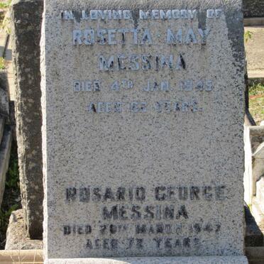 MESSINA Rosario George -1947 &amp; Rosetta May -1945