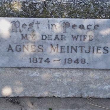 MEINTJIES Agnes 1874-1948