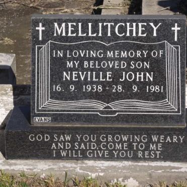 MELLITCHEY Neville John 1938-1981