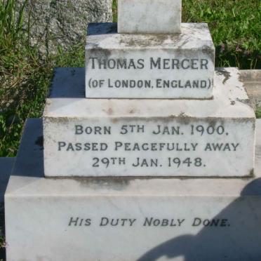 MERCER Thomas 1900-1948