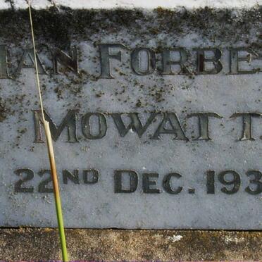 MOWATT Ian Forbes -1930