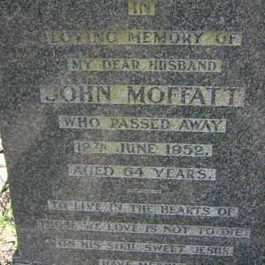 MOFFATT John -1952