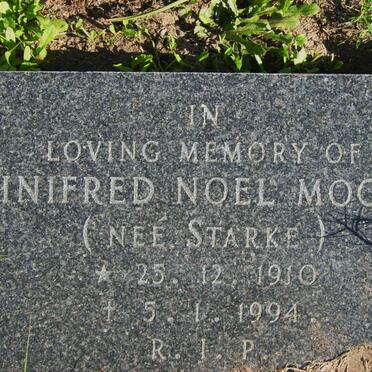 MOODY Winifred Noel nee STARKE 1910-1994