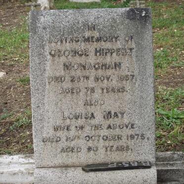 MONAGHAN George Hippert -1957 &amp; Louisa May -1975