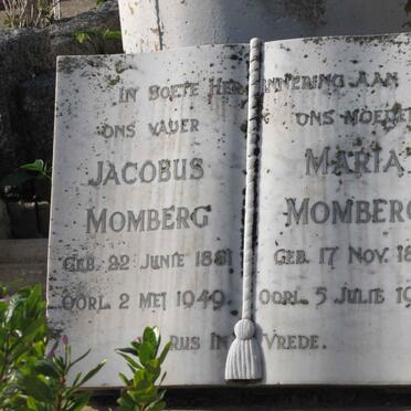 MOMBERG Jacobus 1881-1949 &amp;  Maria 1882-1950