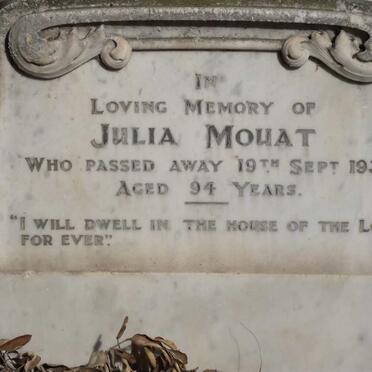MOUAT  Julia -1931