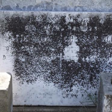 MOOS Japie 1885-1953 &amp; Chrissie 1898-1945