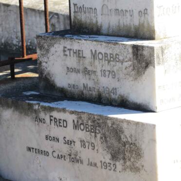 MOBBS Fred 1879-1932 &amp; Ethel 1879-1941
