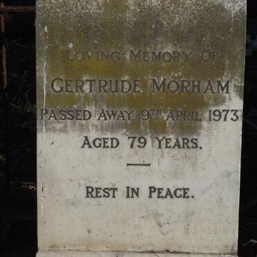 MORHAM Gertrude -1973